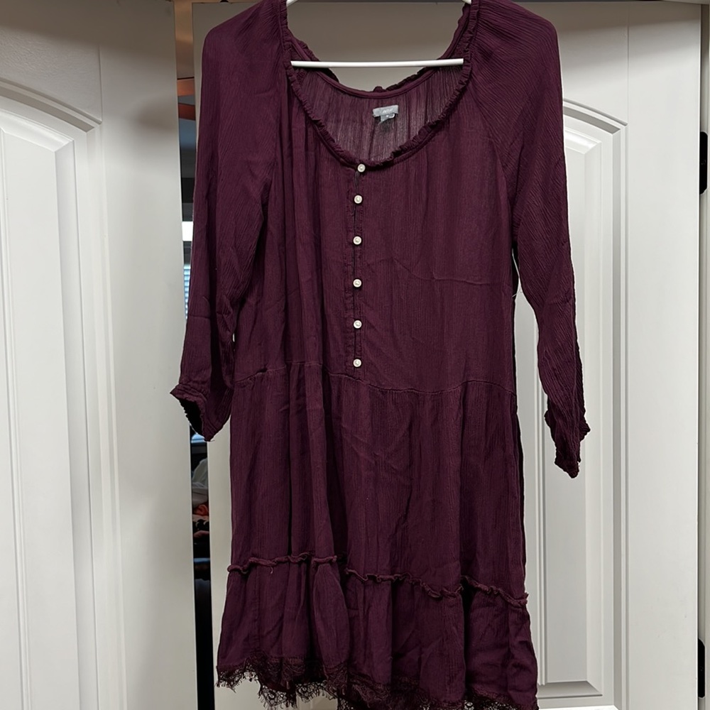 Aerie Peasant Dress Size Medium - Picture 6 of 16